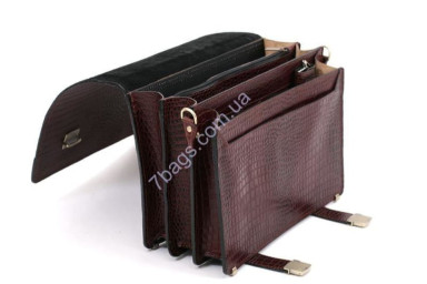 Elegant men's briefcase under the skin of 