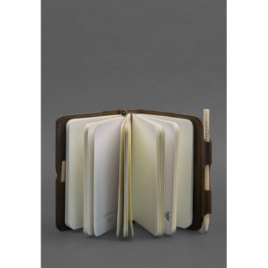Leather notebook (Soft-beech) 3.0 dark brown