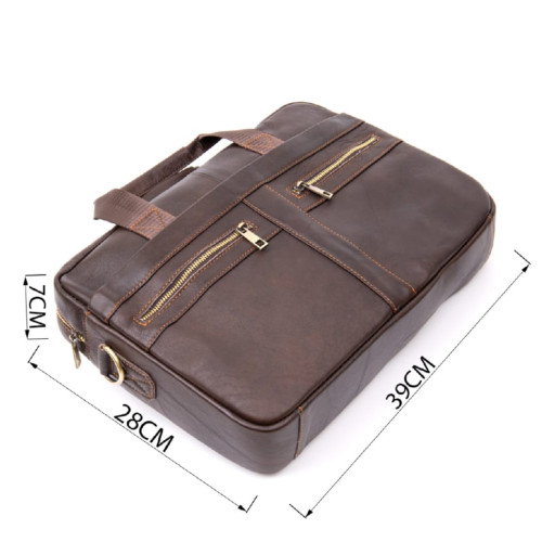 Сумка для ноутбука Vintage 20453 Коричнева