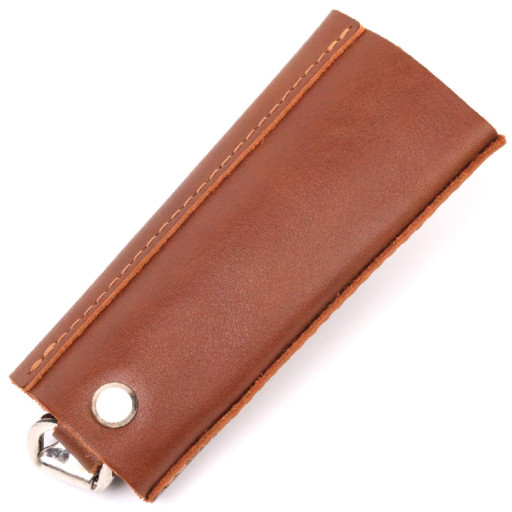 Модна шкіряна ключниця Shvigel 16543 Сірий