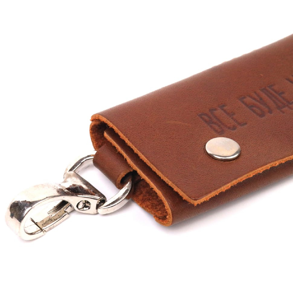 Модна шкіряна ключниця Shvigel 16543 Сірий