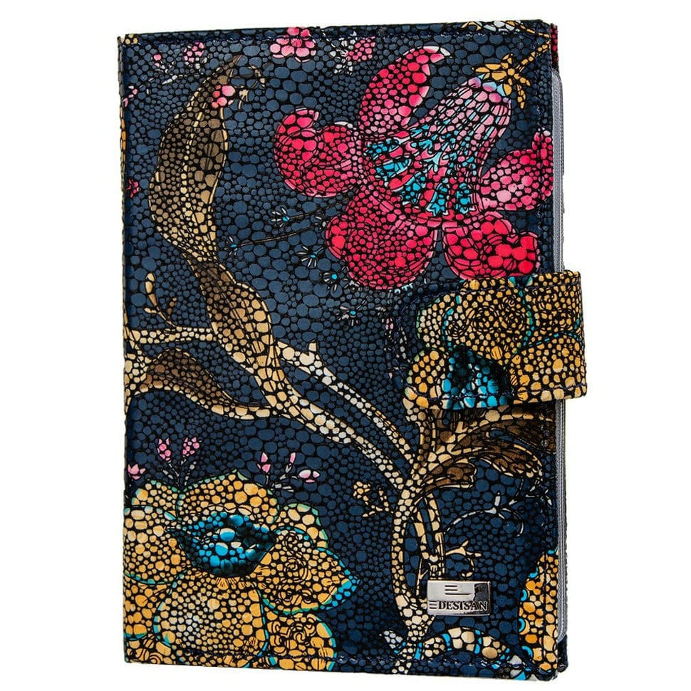 Обкладинка на автодокументи шкіряна Desisan 101-415 хохлома