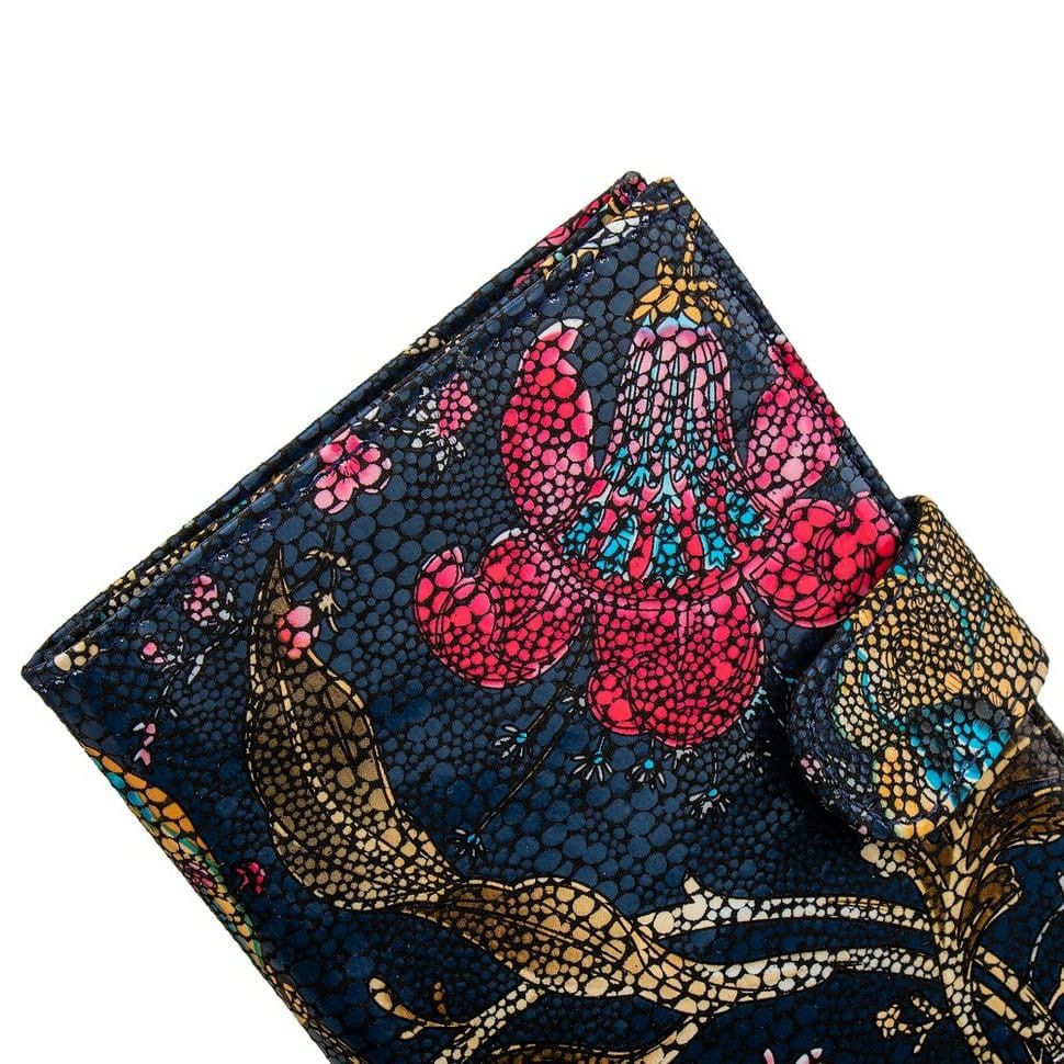 Обкладинка на автодокументи шкіряна Desisan 101-415 хохлома