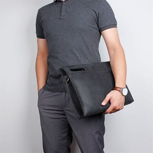 Шкіряна сумка-папка, портфоліо, органайзер, месенджер великий розмір John McDee A0011AL