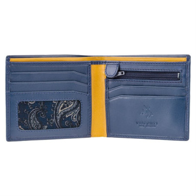 Men's wallet Visconti PM101 Pablo with RFID (Blue Mustard)