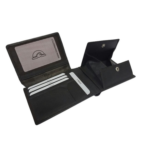 Шкіряне портмоне Cortina 5052 moro коричневий