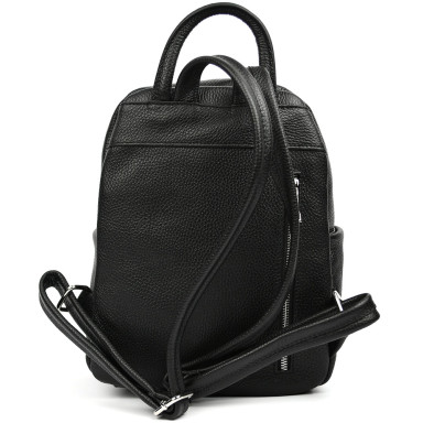 Кожаный женский рюкзак Virginia Conti Italy - VC3964fblack