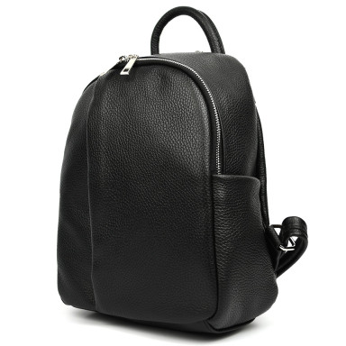 Кожаный женский рюкзак Virginia Conti Italy - VC3964fblack