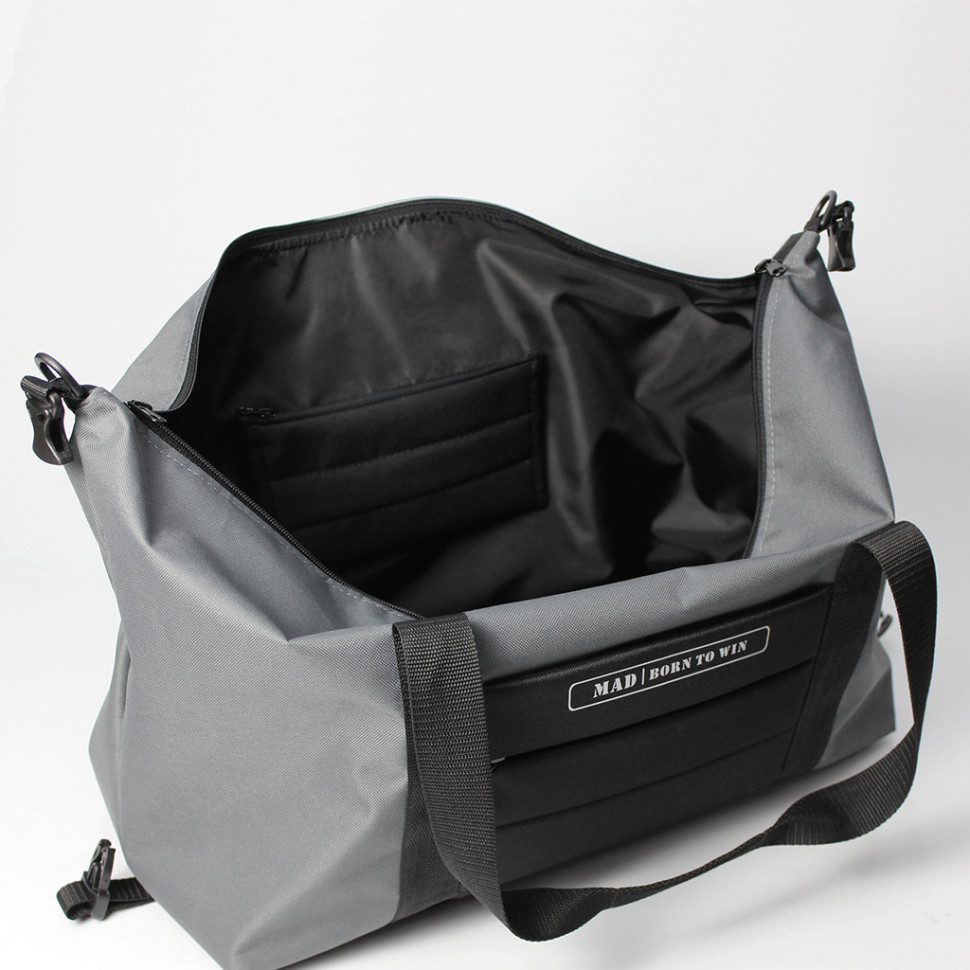 Сумка спортивна для речей та відряджень Easy Spirit сіра від MAD | born to win™