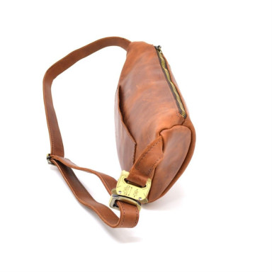 Roomy belt bag made of leather Crazy Horse RB-3100-3md