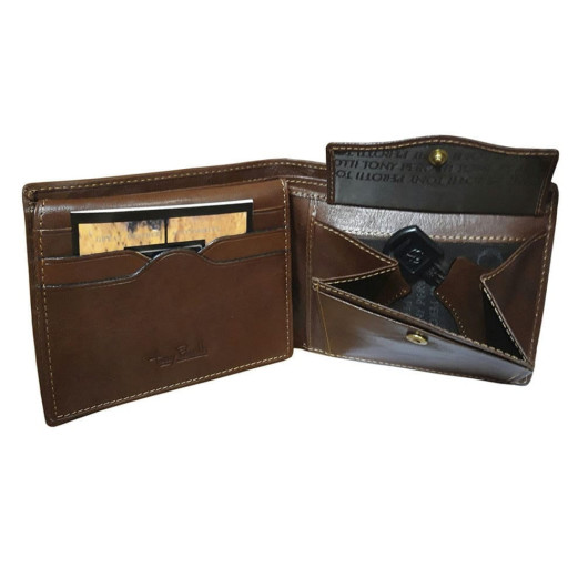 Портмоне шкіряне Italico 533 cognac коньячний