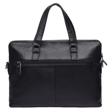 Men's leather bag Keizer K19158-1-black