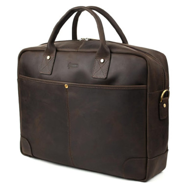 Mens bag for 17-inch laptop, documents RC-0458-4lx TARWA brown