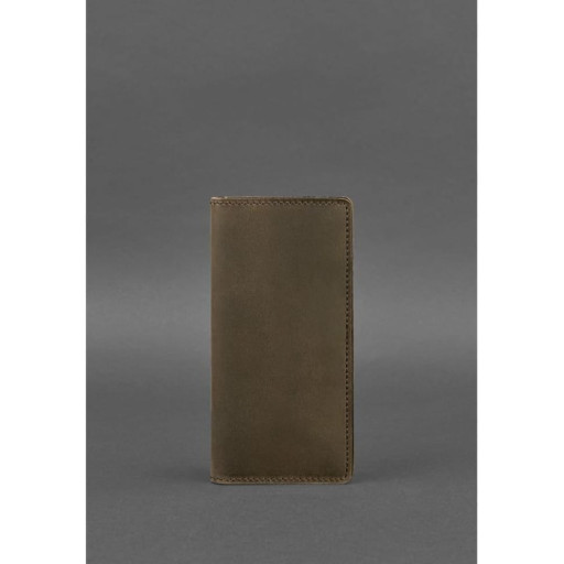 Шкіряне портмоне-купюрник 11.0 темно-коричневе