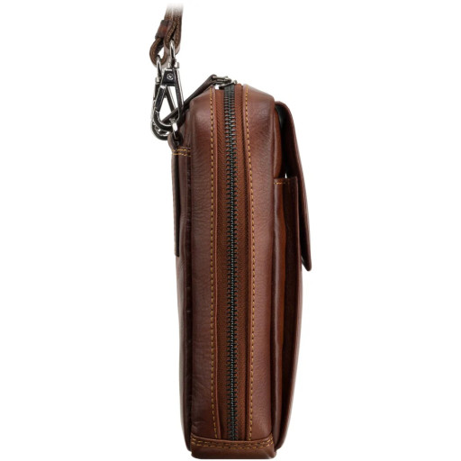 Шкіряна сумка через плече Visconti AT45 Alex (Burnish Tan)