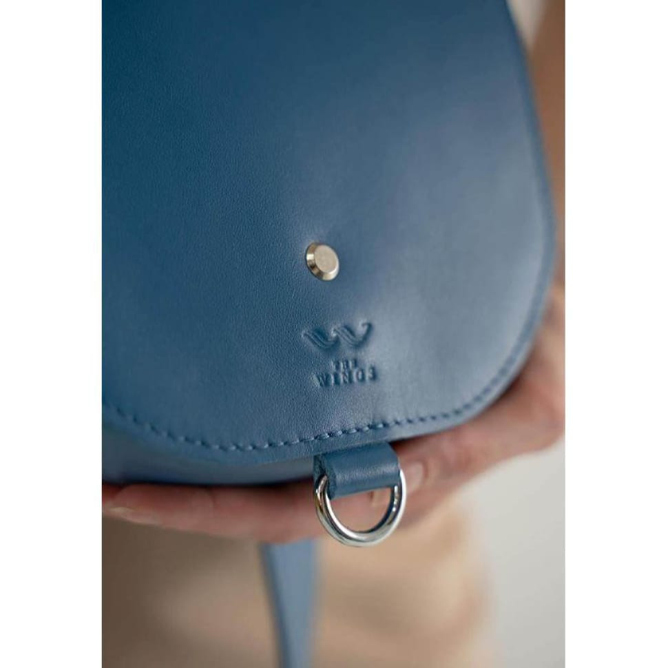 Жіноча шкіряна сумка Ruby S яскраво-синя