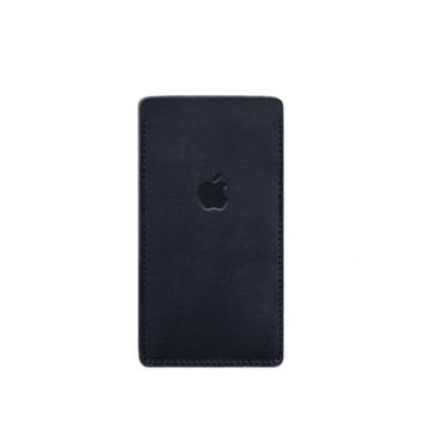 Кожаный чехол для iPhone 12 Синий Crazy Horse