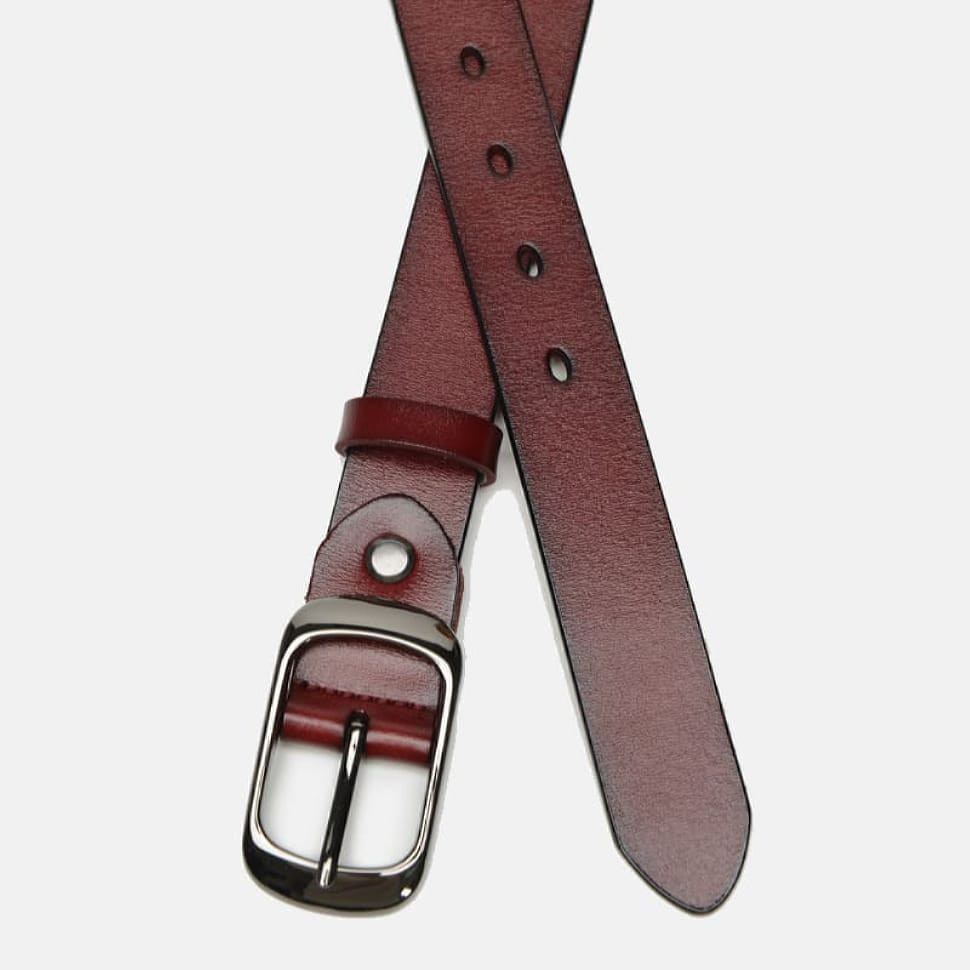 Жіночий ремінь шкіряний CV1ZK-008-brown