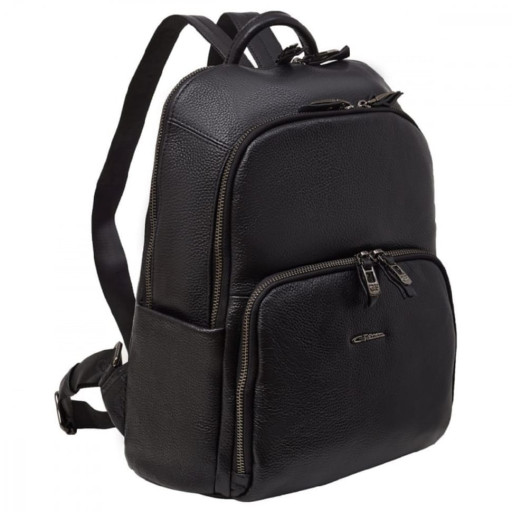 Рюкзак шкіряний GIORGIO FERRETTI GF2021311-1 чорний