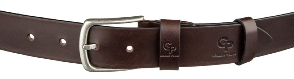 Ремень мужской гладкий GRANDE PELLE 11264 Коричневый