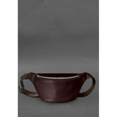 Kanny Leather Fanny Bag Burgundy