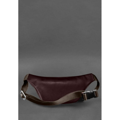 Kanny Leather Fanny Bag Burgundy