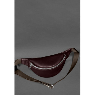 Kanny Leather Fanny Bag Burgundy