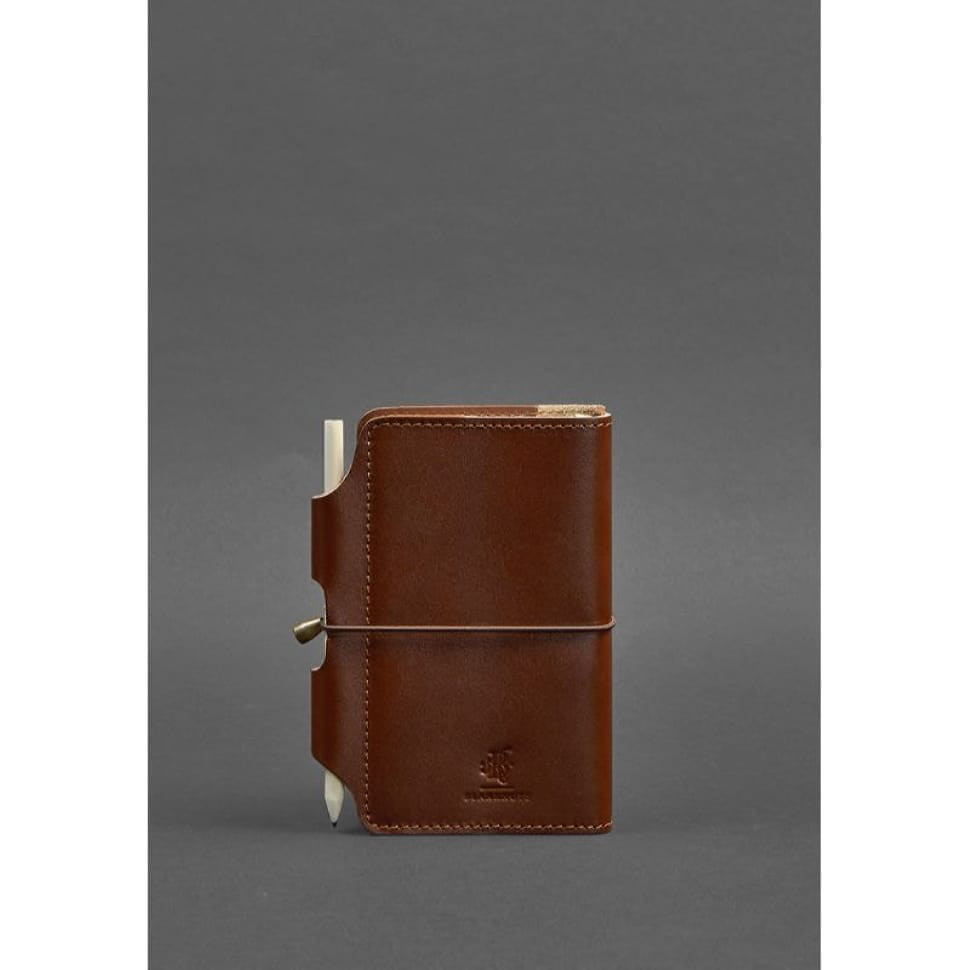 Шкіряний блокнот (Софт-бук) 3.0 світло-коричневий