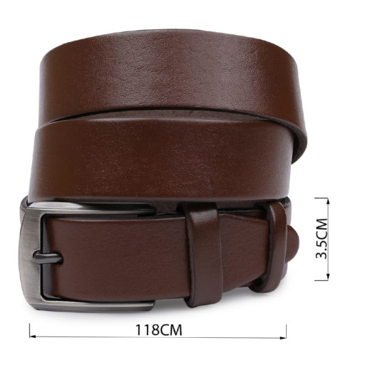 Добротний шкіряний ремінь для чоловіків Vintage 20707