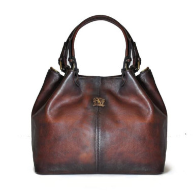 Pratesi BCF168/P - Collodi Small Woman Bag in cow leather Bruce Coffee