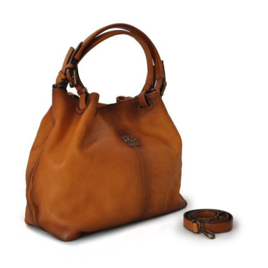 Pratesi BCF168/P - Collodi Small Woman Bag in cow leather Bruce Coffee