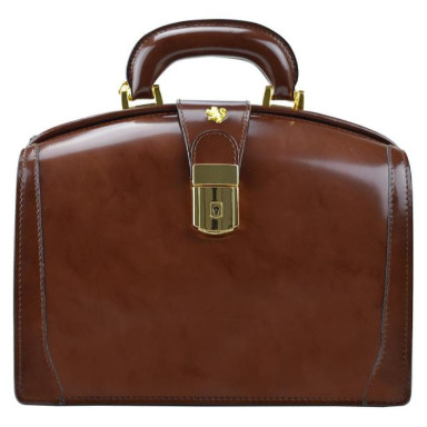 Pratesi RCH120/29T - Miss Brunelleschi R120/29T Bag in cow leather Miss Brunelleschi R120/29T Coffee