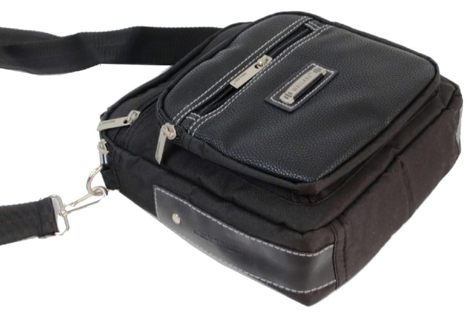 Чоловіча барсетка, сумка Wallaby 854 чорна