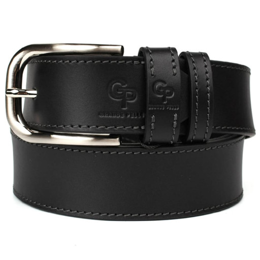 Шкіряний ремінь чорний 40мм Grande Pelle 41001120013