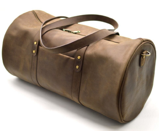 Дорожня cумка-бочонок з натуральної шкіри RC-5564-4lx TARWA