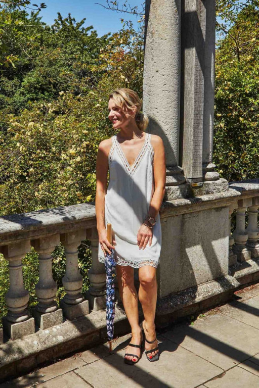 Парасолька жіноча Fulton L914-039847 Eco Ocean UV Marching Elephants