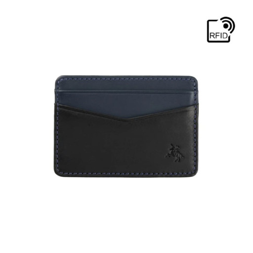 Картхолдер Visconti VSL40 Axe (Black/Steel Blue)