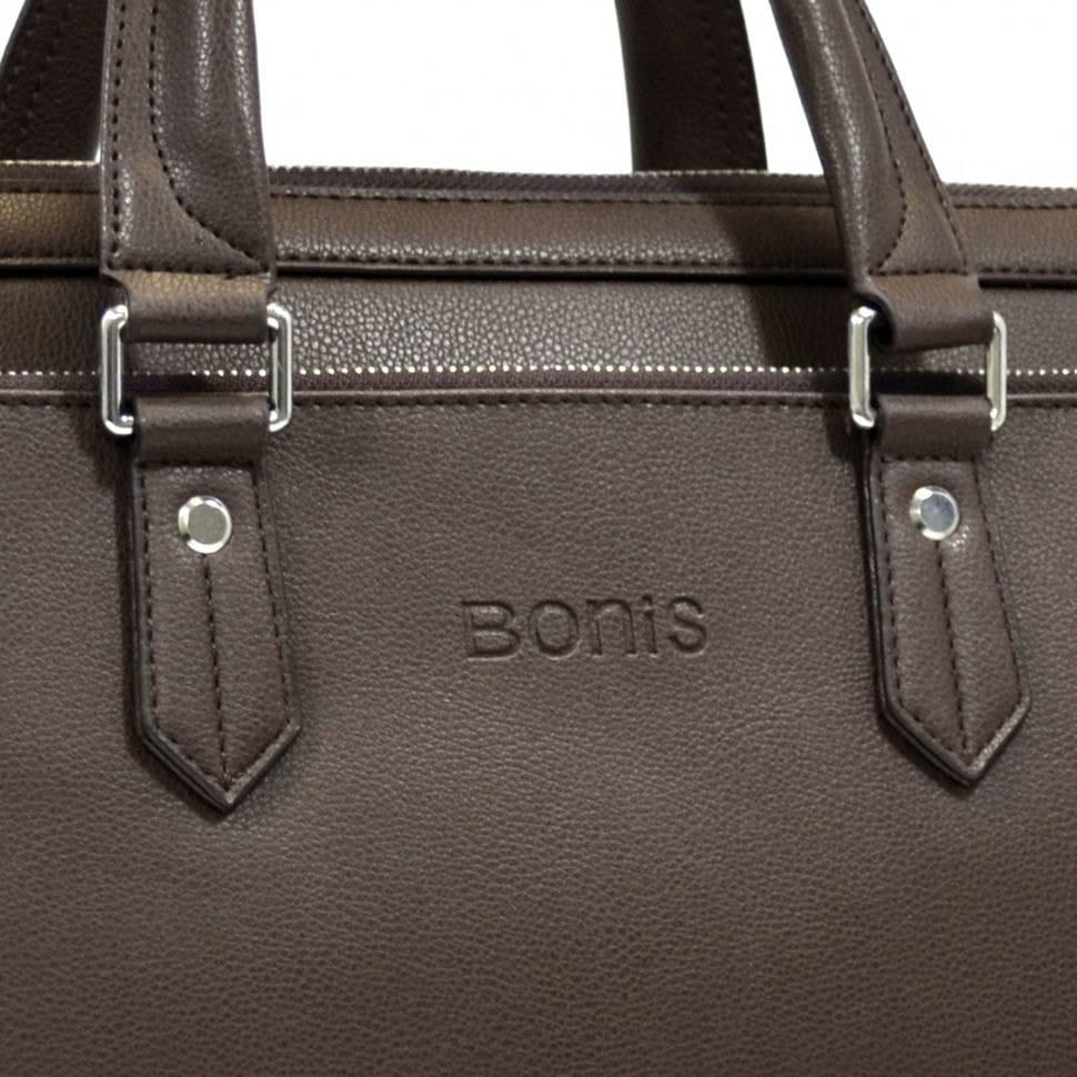 М'який портфель зі шкірозамінника ТМ Bonis 1641-33 коричневий
