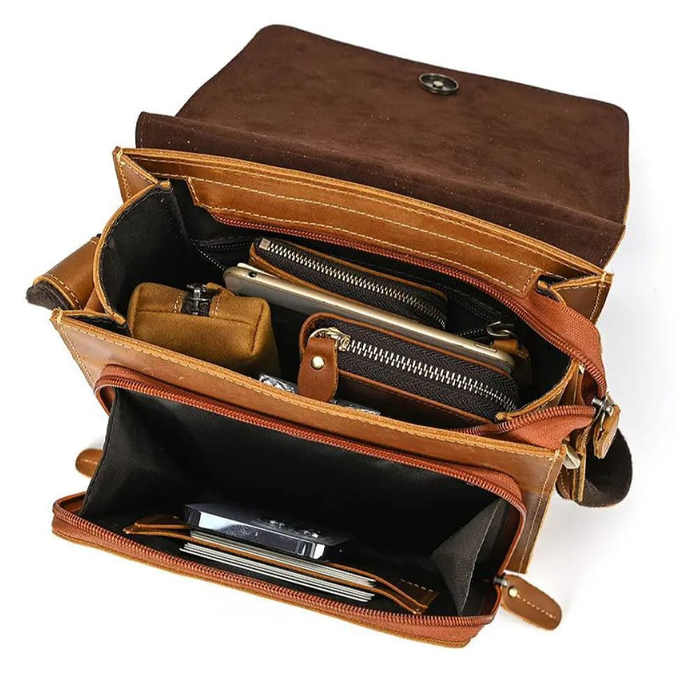 Сумка-планшет через плече, крос-боді, кінська шкіра JD 7055B