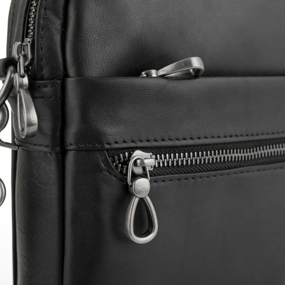 Сумка через плече шкіряна чоловіча Tiding Bag 164A