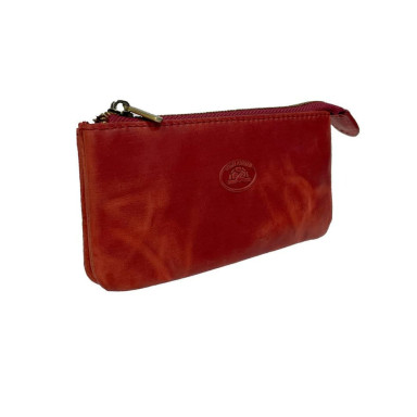 Ключница кожаная Arno 3350 rosso красный
