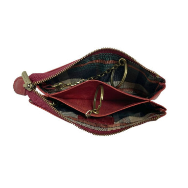 Ключница кожаная Arno 3350 rosso красный