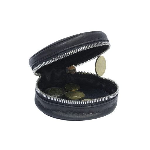 Монетниця шкіряна Contatto 3064 чорний