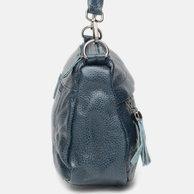 Women's leather bag Keizer k1840-blue