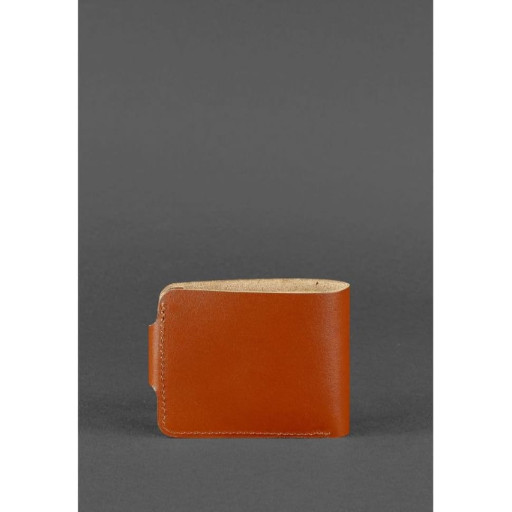 Шкіряне портмоне 4.3 світло-коричневе