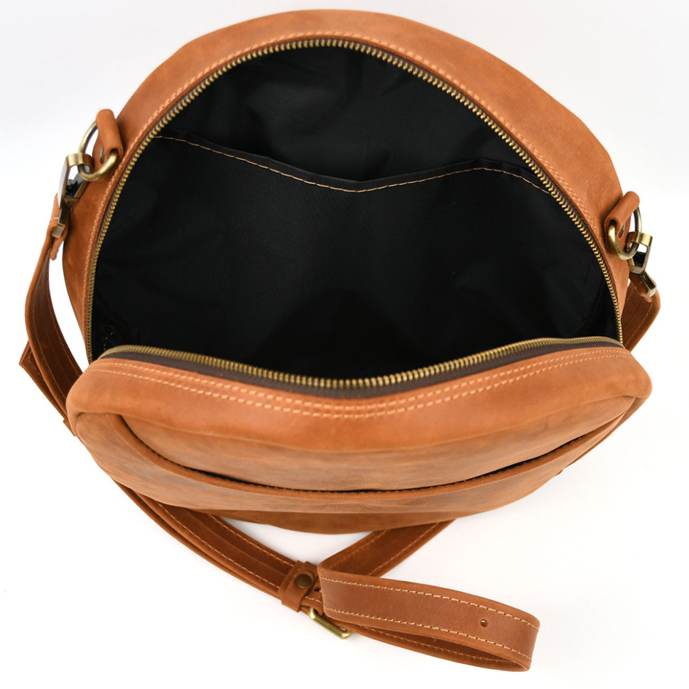 TARWA RB-3452L-4Lx leather round women's bag, size L