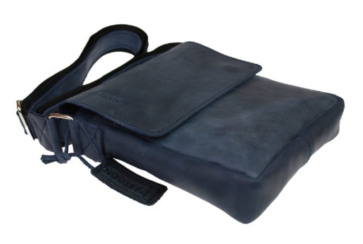 Сумка чоловіча шкіряна на плече SULLIVAN 354143(35) синя