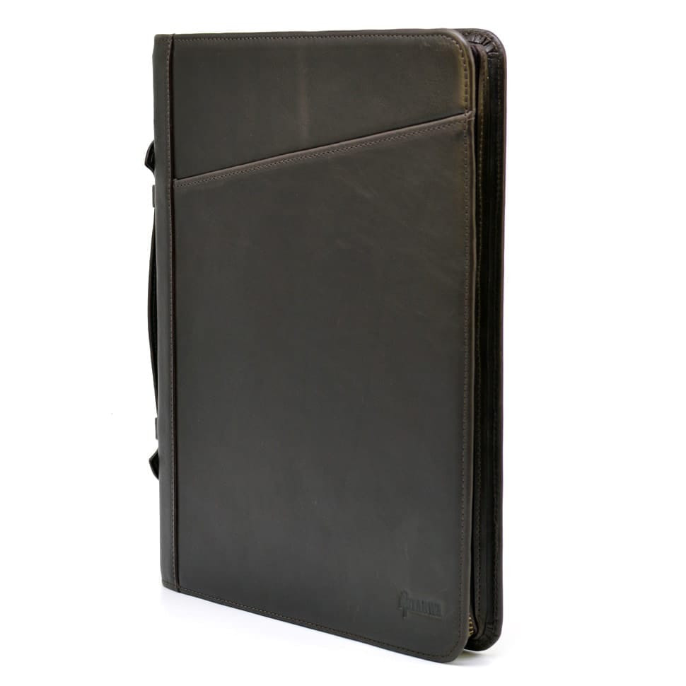 Папка шкіряна з ручкою, для документів A4 GC-1404-4lx від TARWA