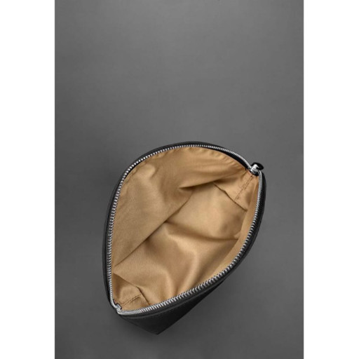 Жіноча шкіряна косметичка 8.0 Чорна