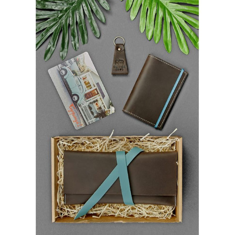 Набір шкіряних аксесуарів для мандрівника Флоренція